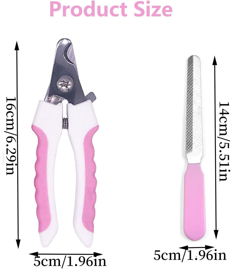 Cat claw scissors, professional claw care for pets, stainless steel cat nail clippers, pet nail clippers, safety lock and nail file, for large dogs, thick toenails, old cats - PawsPlanet Australia