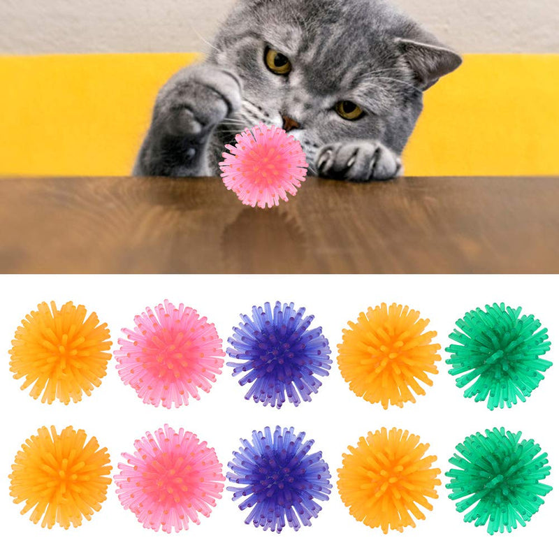 banapoy Fetch Balls, Durable Lightweight 10 Pcs Cat Playing Balls, Training for Dog Playing Cat - PawsPlanet Australia