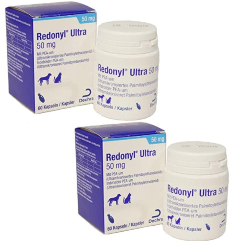 Dechra - Redonyl Ultra 50mg for dogs and cats - double pack - 2 x 60 capsules - PawsPlanet Australia