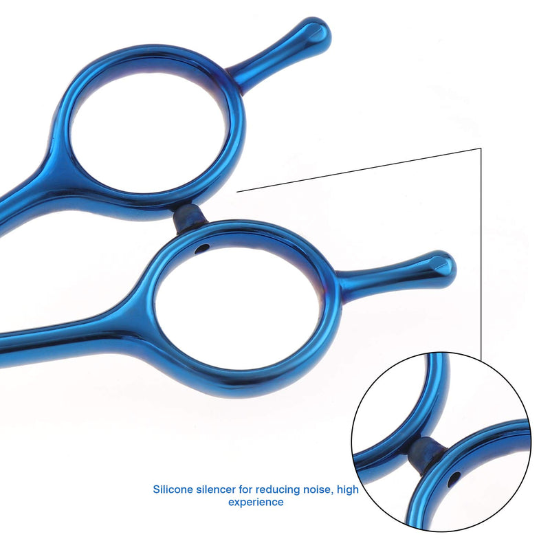Aussel 7 Inch Professional Pet Dog Grooming Scissors Comb (4 Blue Scissors Set) - PawsPlanet Australia