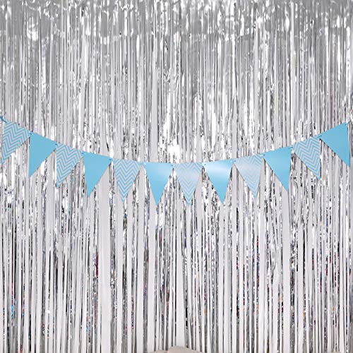 Airssory 5 Sets Pennant Banners Triangle with Wave Pattern Garland Bunting Flag for Birthday Party Grand Opening Christmas Decorations #03 - PawsPlanet Australia