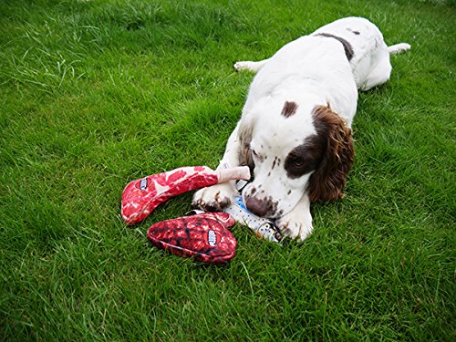 GRABaBITE PLUBBER GRILLED CHICKEN LEG 20cm/8inch Dog Toy - PawsPlanet Australia