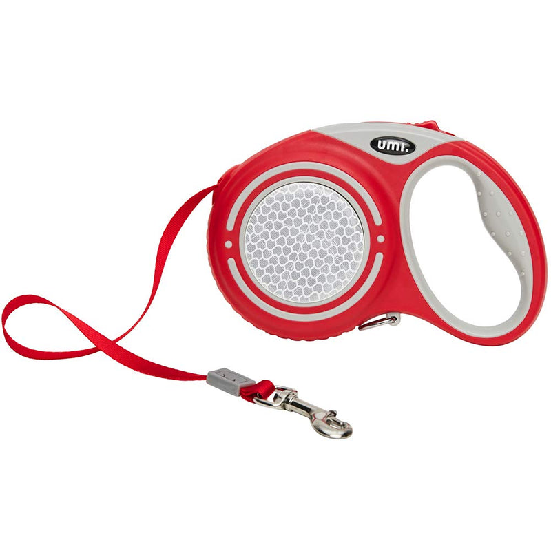 Umi. Essential Durable Retractable Dog Lead, Red, Strong Leads for Dogs 4m - PawsPlanet Australia