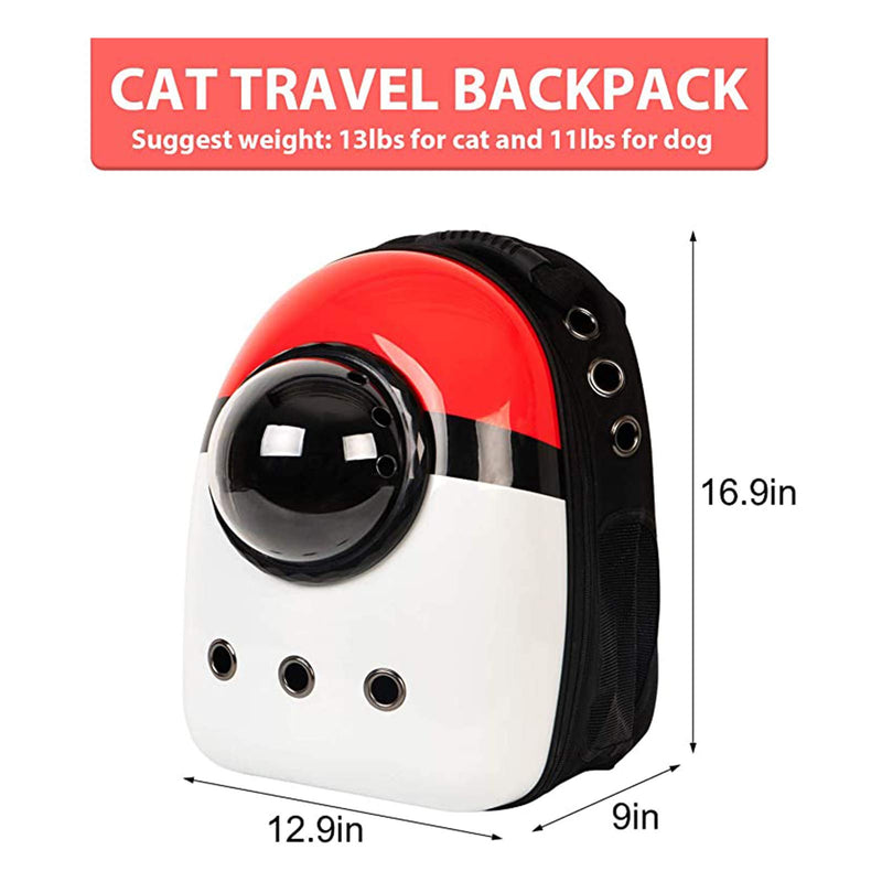 Portable Pet Travel Carrier,Space Capsule Pet Cat Bubble Backpack,Waterproof Traveler Knapsack for Cat and Small Dog Mutil Colors to Choose - PawsPlanet Australia