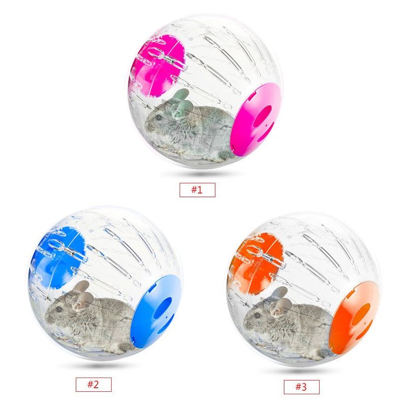 Hamster ball, diameter 12 cm, hamster running ball, hamster ball, exercise ball, sports ball, plastic roller ball, running ball, jogging ball, small animals toy for hamsters, rats, gerbils (orange). - PawsPlanet Australia