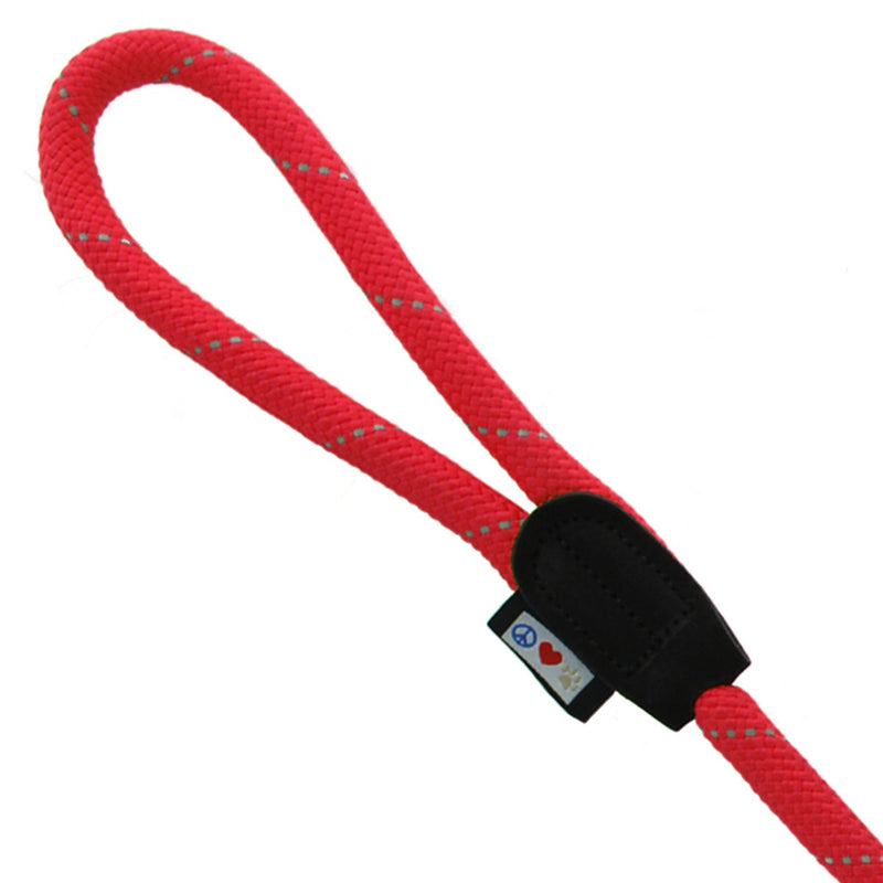 Pawtitas 1.8 M Training Dog Lead Durable Medium Rope Lead for Dogs Premium Quality Heavy Duty Rope Lead Strong and Comfortable - Red Puppy Lead Medium / Large - PawsPlanet Australia