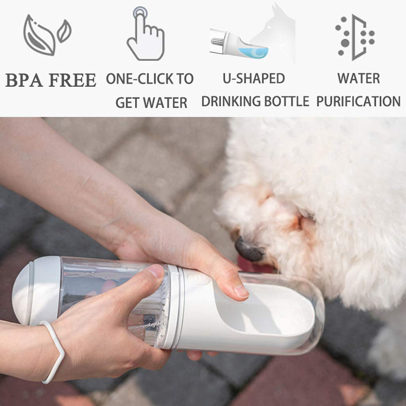 OldPAPA Dog Water Bottle, Dogs Portable Water Dispenser for Travel/Walking/Hiking, Lightweight Pet Water Bottle,BPA free Blue - PawsPlanet Australia