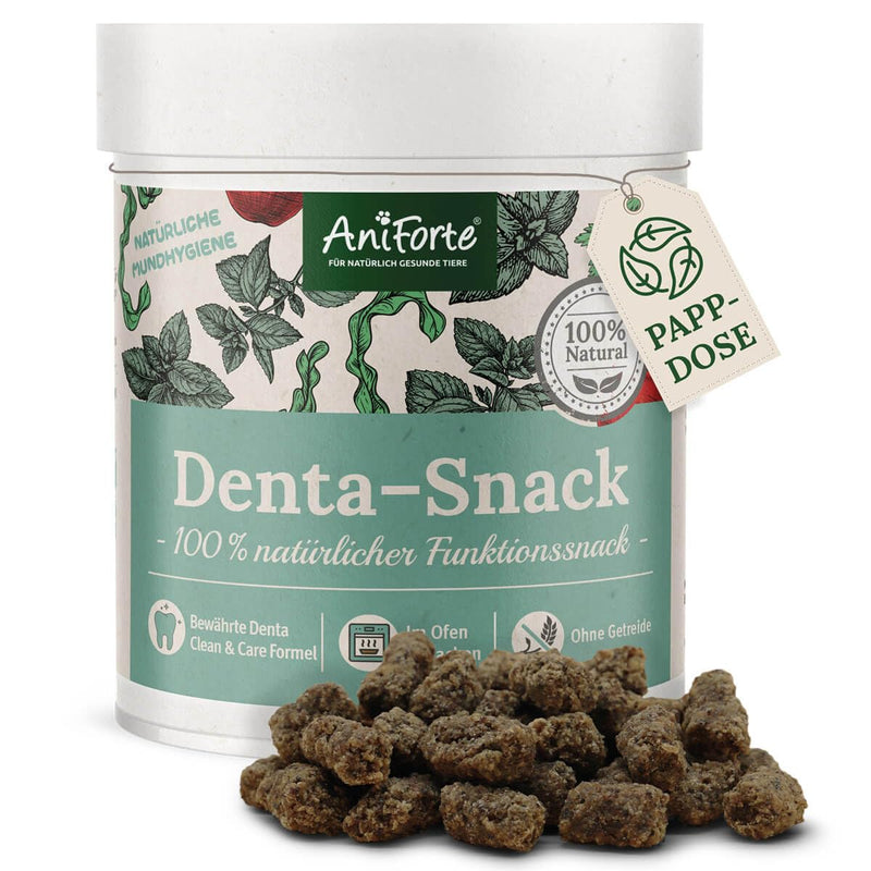AniForte Denta Snack for dogs 300g - natural dental care, against dog bad breath, dog treats for healthy teeth & prevention, oral hygiene dental care snacks grain-free - PawsPlanet Australia