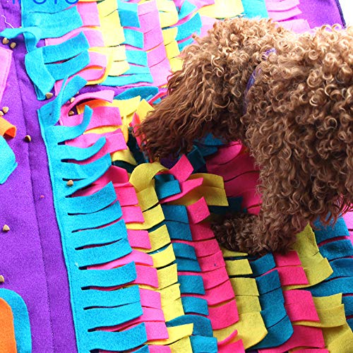 MUZIWIG Snuffle Mat for Dogs Pets Feeding Puzzle Mat Puppy Training Pad Puzzle Toys Pet Activity Mat for Foraging Skill, Stress Release - PawsPlanet Australia