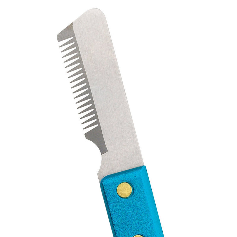 Master Grooming Tools Stripping Knives — Non-Slip Tools for Grooming Dogs - Medium, 6¾" - PawsPlanet Australia