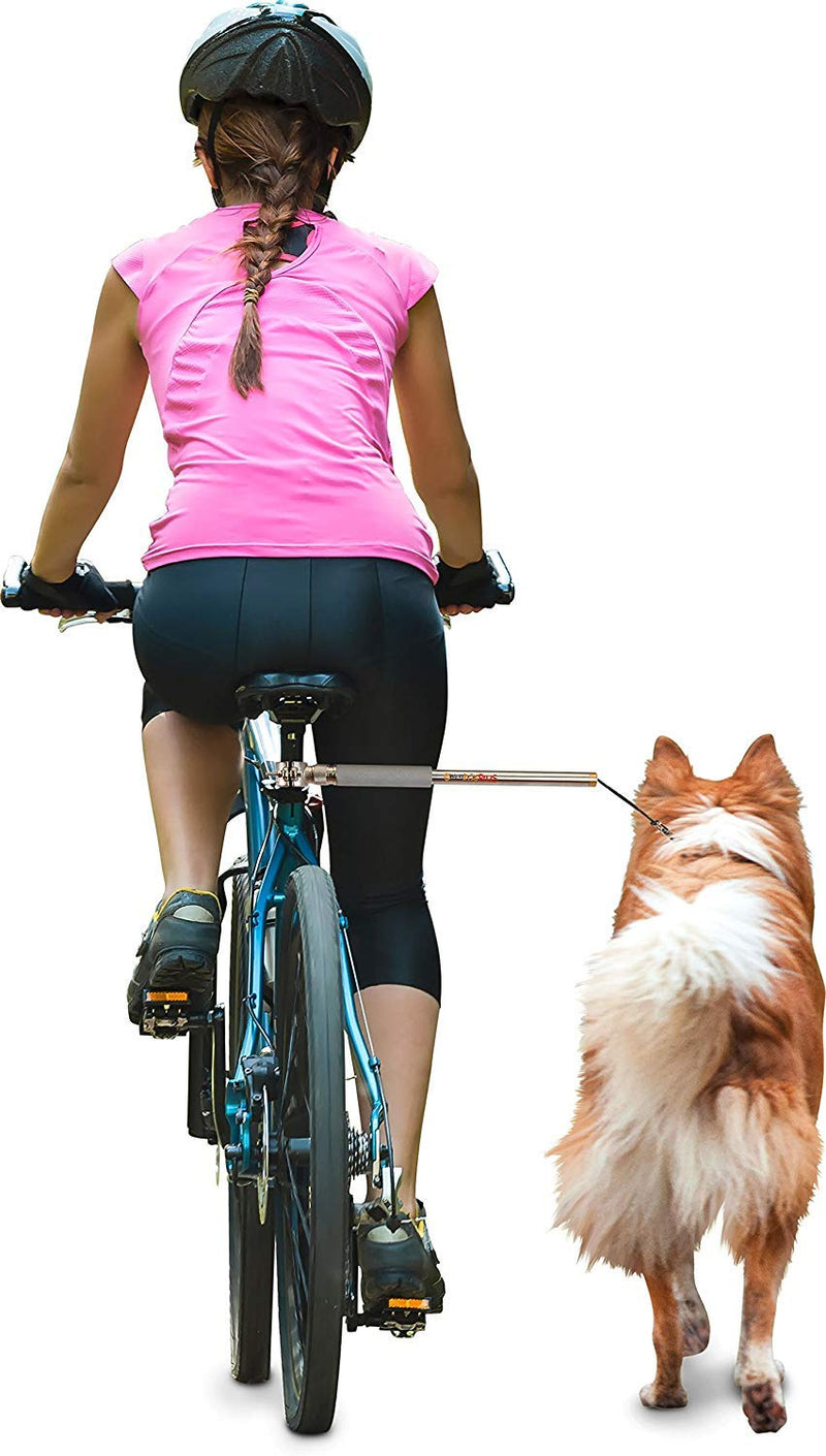 Walky Dog Plus Hands Free Dog Bicycle Exerciser Leash Newest Model with 550-lbs pull strength Paracord Leash Military Grade - PawsPlanet Australia