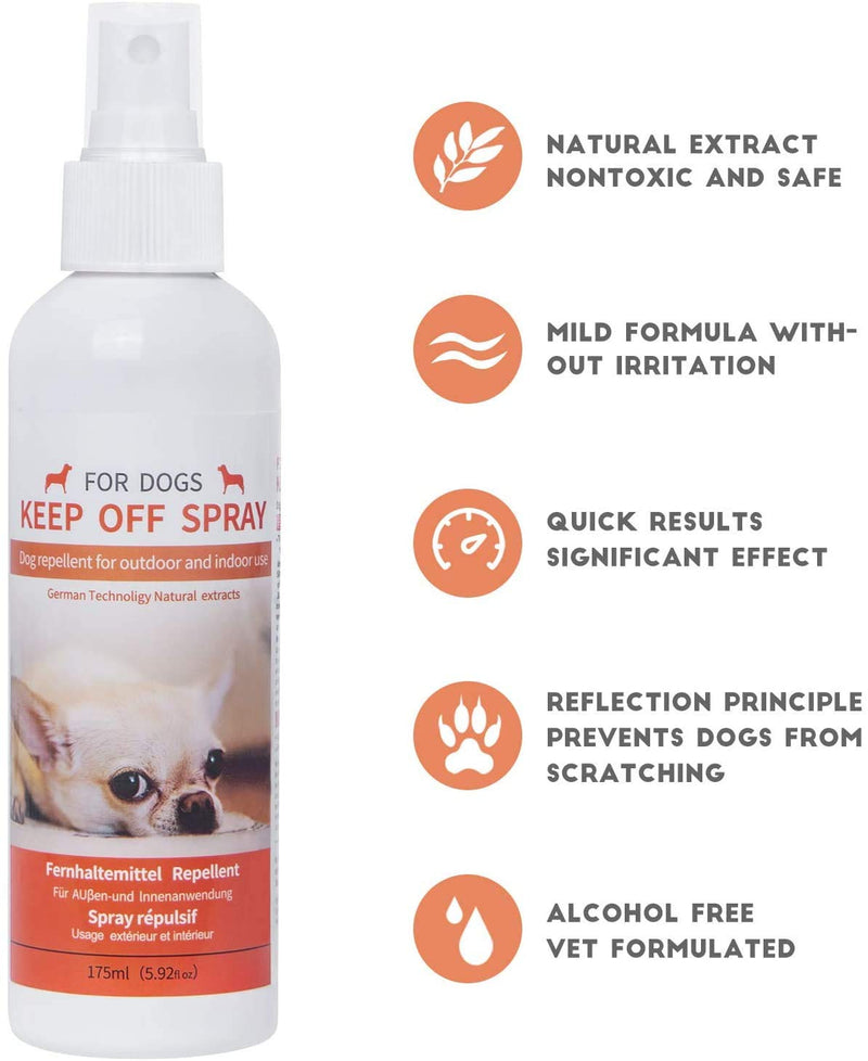 Petsvv Anti Chew Dog Spray: Dog Bitter Spray and Pet Blocker-behavior Correction to Prevent Chewing Suitable for Furniture, Animal paws - PawsPlanet Australia