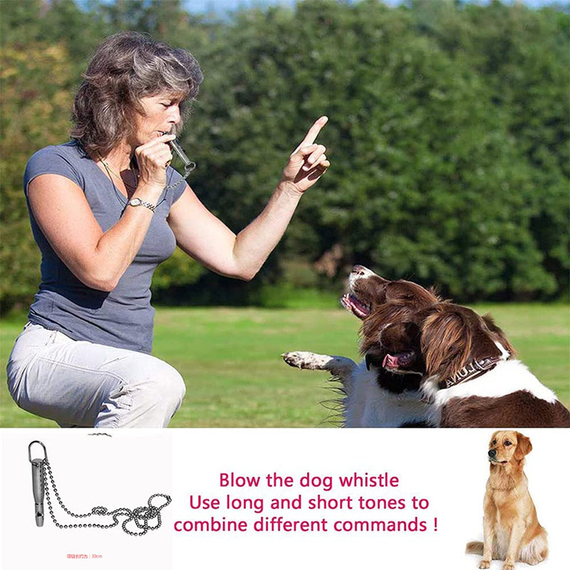 ANLONGLI Dog Whistle Training,Dog Whistles That Makes Dogs Stop Barking,Dog Whistle to Stop Barking Neighbors Dog Ultrasonic Professional Dog Training Whistle - PawsPlanet Australia