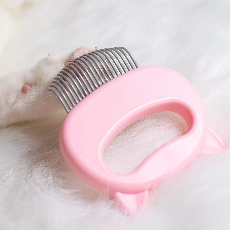 GothicBride cat brush, pet cat brush, cat combs, pet brush, long hair, short hair, washable care massage pet comb (pink). - PawsPlanet Australia