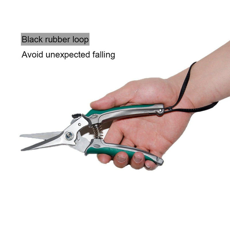 DEEALL Goat and Horse Hoof Trimmer Floral Trimming Shear with Serrated Blades 8-Inch - PawsPlanet Australia