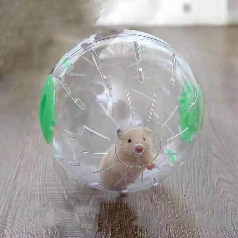 Zhang Ku 5.5inch Plastic Outdoor Sport Ball Grounder Rat Small Pet Rodent Mice Jogging Ball Toy Hamster Gerbil Rat Exercise Balls Play Toys Pink - PawsPlanet Australia