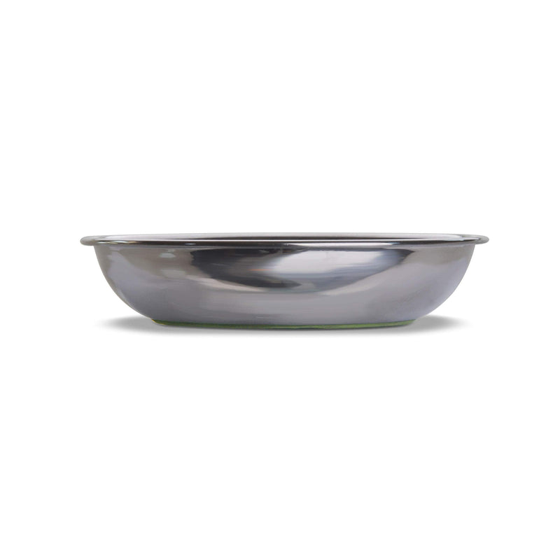 Van Ness Stainless Steel Saucer Style Cat Dish, 8 Ounce - PawsPlanet Australia