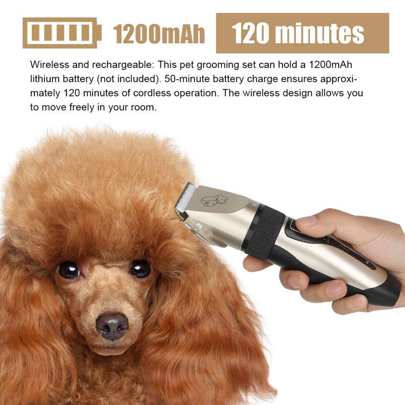 NCONCO USB Electric Animal Pet Dog Cat Hair Trimmer Shaver Razor Grooming Machine - PawsPlanet Australia