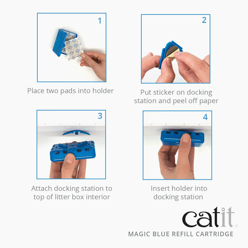 Catit Magic Blue Cat Litter Box Air Purifier - PawsPlanet Australia