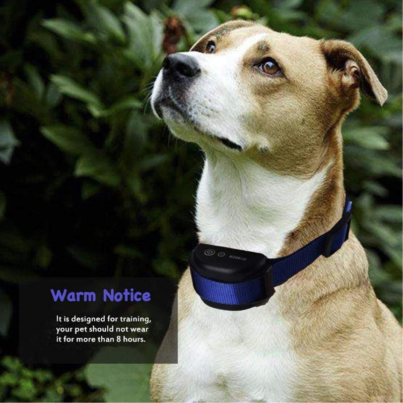 [Australia] - Anti Bark Collar, Rechargeable Anti Barking Collar with Beep and Shock Mode, Adjustable Sensitivity And Shock Intensity, 8 Seconds Recording Rainproof No Bark Collar for Small, Medium and Large Dogs 661S 