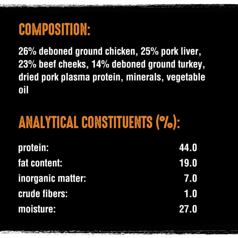 Crave Dog Treat, High Protein Strips, Grain Free, Chicken with Turkey, 7x55g - PawsPlanet Australia