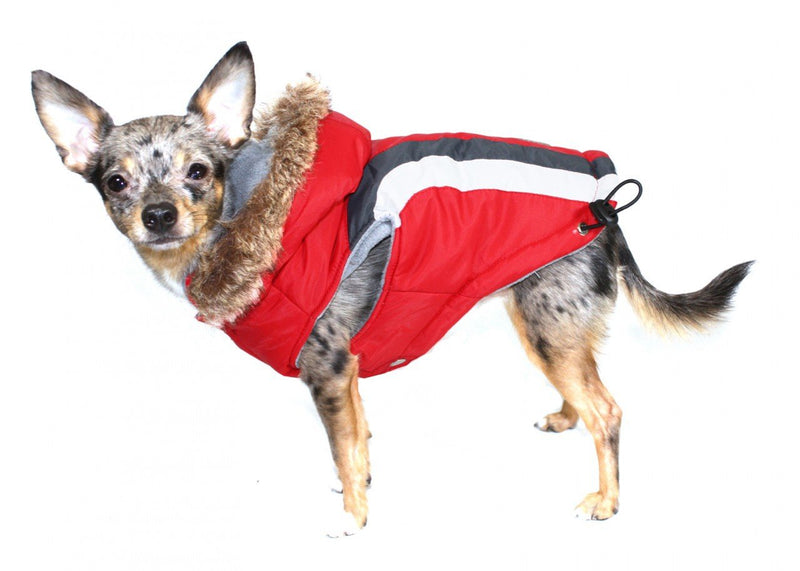 Hip Doggie HD-5SARD-BDXS Swiss Alpine Dog Coat XS Red - PawsPlanet Australia
