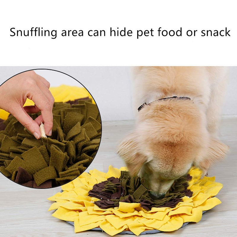 [Australia] - Snuffle Mat for Dogs, Dog Feeding Mat, Dog Puzzle Toys, for Encourgaing Natural Foraging Skills for Cats Dogs 