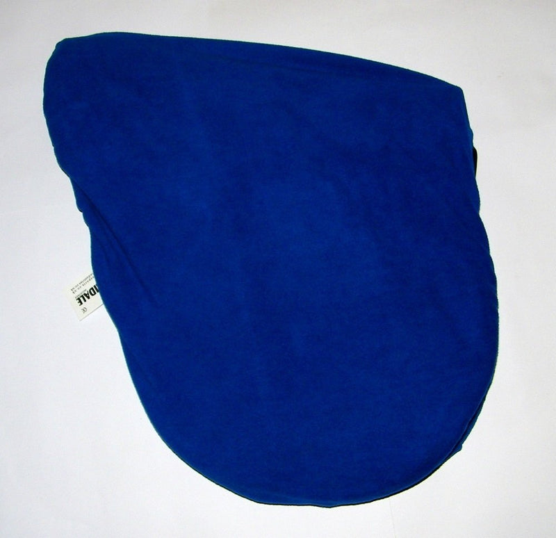 Amidale SADDLE COVER HORSE RIDING FLEECE ROYAL BLUE/RED/GREY/BLACK - PawsPlanet Australia