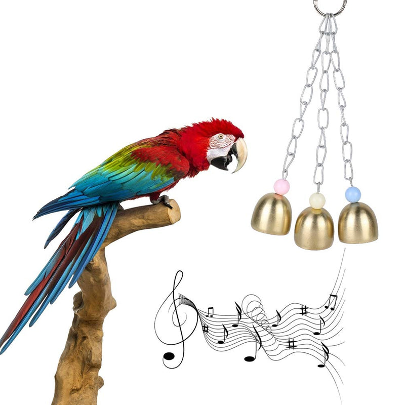 Bird Swing Toys for Chewing & Playing - YOUTHINK 7 Packs Colorful Natural Wooden Hammock Hanging Bell Fits for Parakeets , Parrots, Conures, Love Birds, Budgie, Budgerigars - PawsPlanet Australia