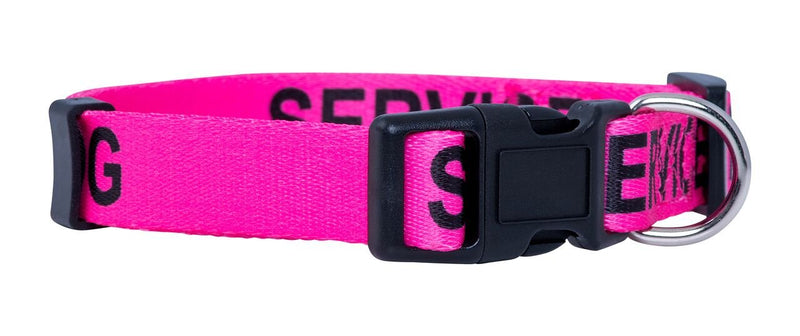 [Australia] - Native Pup Service Dog Collars Medium Pink 