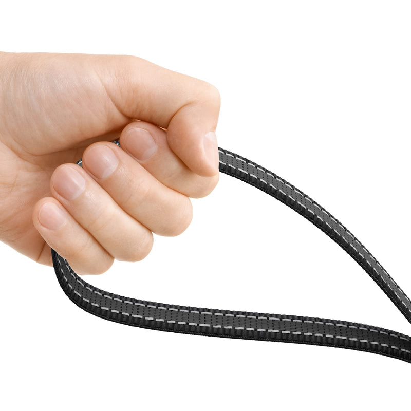 WELLGRO drag leash for dogs with hand strap 3m / 5m / 10m / 15m / 20m / 25m / 30m dog leash robust nylon anti-slip reflective metal carabiner training leash, sizes: 3 meters 3 meters - PawsPlanet Australia