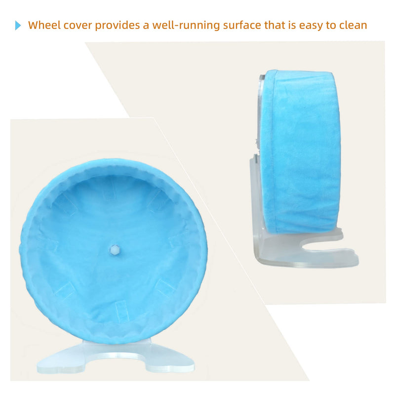 Wheel Cover for Hedgehogs Hamsters and Small Animals for Giant Comfort Wheel Carolina Storm Wheel to Protect Wheel from Urine and Easy to Clean 9" - PawsPlanet Australia