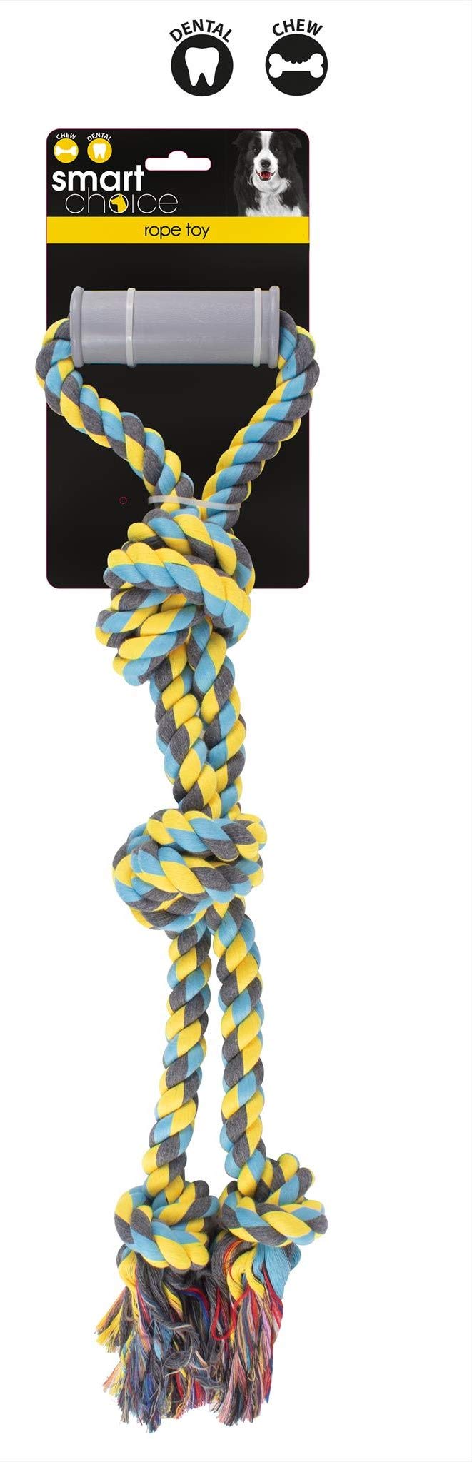 Large Rope Tug Toy for Dogs with Handle - PawsPlanet Australia