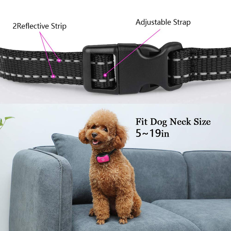 Small Dog Bark Collar, Humane No Shock Bark Collars for Small, Medium Dogs, Pet Training Collars - PawsPlanet Australia