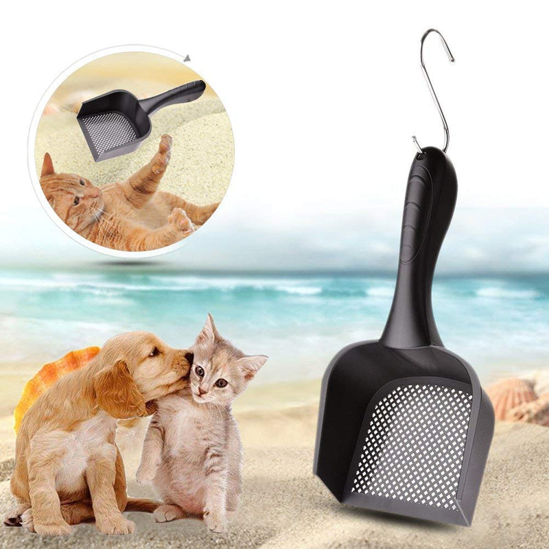 [Australia] - myonly Cat Litter Scoop with Handle Small Holes Hamster RABIT Snake Sifter Scoop High Qulity PVC Non-Toxic Flat head 