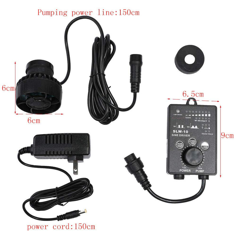 [Australia] - Jebao SLW Series Aquarium Fish Tank SINE Wave Flow Wave Maker Pump with Controller SLW-10 