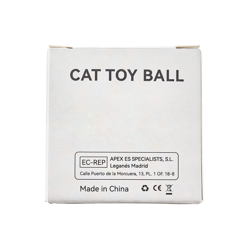 Namsan Cat Toy Electric Cat Ball with LED Light Automatic 360 Degree Rollball Interactive Cat Toy USB Rechargeable for Cats (Blue) Blue - PawsPlanet Australia