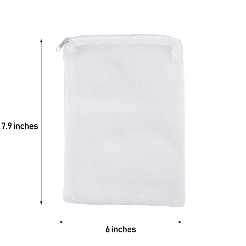 [Australia] - Onwon 10 Pieces Aquarium Filter Bags Fish Tank Media Mesh Filter Bags Net Bag with Zipper for Charcoal Pelletized Remove Activated Carbon, Biospheres, Ceramic Rings 