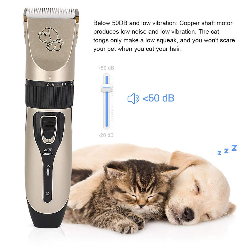 NCONCO USB Electric Animal Pet Dog Cat Hair Trimmer Shaver Razor Grooming Machine - PawsPlanet Australia