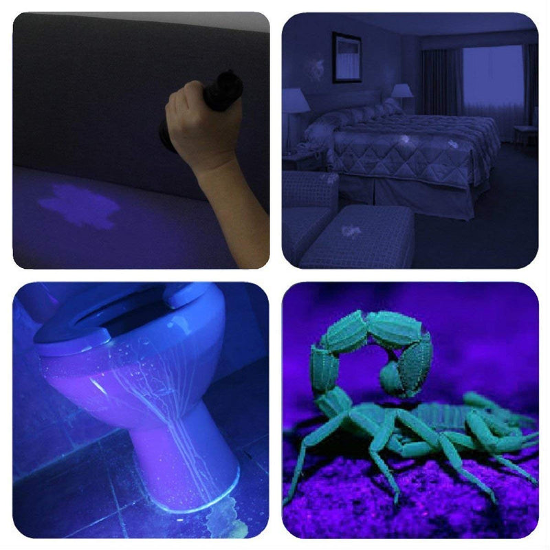 Vansky UV Torch 21 LEDs, UV Flashlight Black Light for Pet Urine Detection, Blacklight Detector for Dog Urine, Pet Stains, Bed Bug on Carpet/Rugs【3 x AAA Batteries Included】 - PawsPlanet Australia