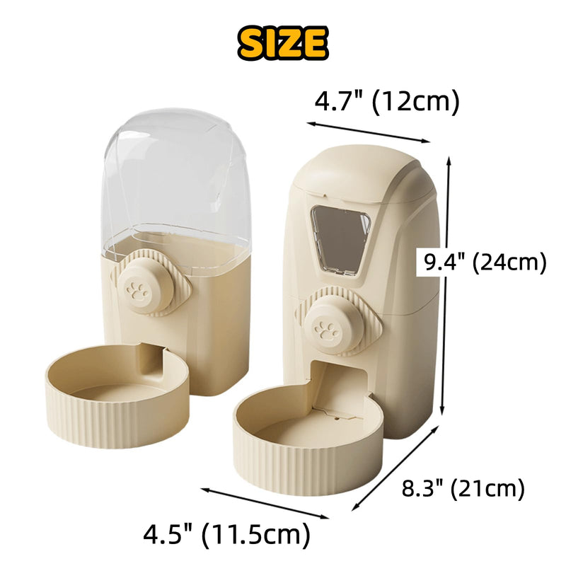 Hanging Pet Food Water Dispenser Automatic 34oz Large Capacity Cage Feeder Auto Gravity Feeding Station for Puppy Kitten Rabbit Chinchilla Hedgehog Ferret - PawsPlanet Australia