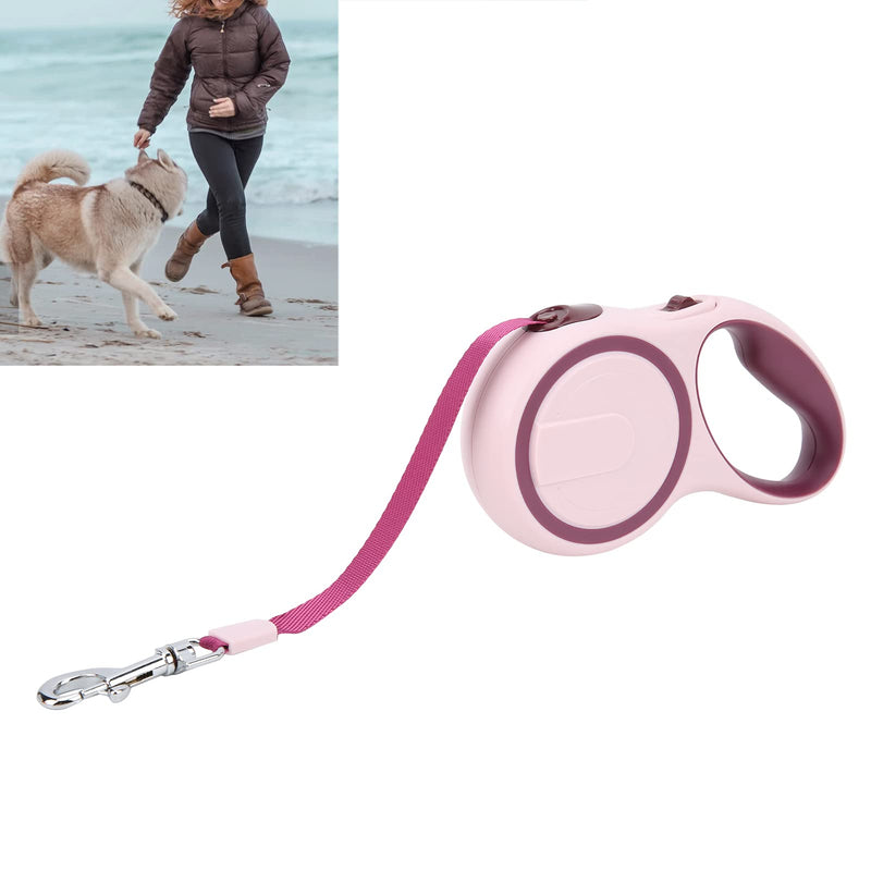 Pet Automatic Traction Rope,plplaaoo Dog Leash, Retractable Non-Slip Handle, One-Hand Brake, Dog Leash for Small and Medium Dogs, Heavy Duty Dog Leash (5M-Red) 5M Red - PawsPlanet Australia