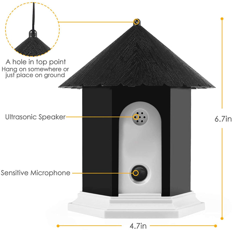 [Australia] - Anti Barking Device, Ultrasonic Anti Barking, Sonic Bark Deterrents, Bark Control Device, Dog Bark Contrl Outdoor Birdhouse anti barking device-1 