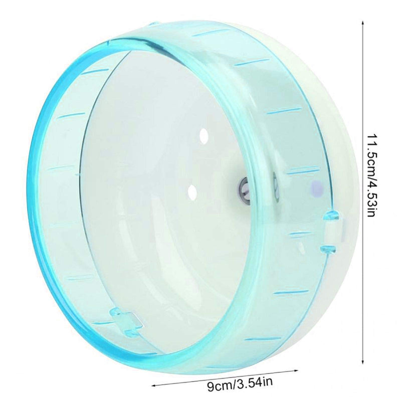 [Australia] - Felenny Hamster Wheel Toy Silent Runner Spinner Exercise Running Wheel Small Pets Plastic Silent Roller Exercise Wheel Cage Attachment Suitable for Small Animals Hamster Guinea Pig Blue 