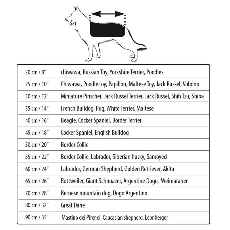 Crosses Hiking Suit For Dogs, Waterproof for Dogs, Thermoregulating Lining, Hymalaya, Size 30 cm - 182 g - PawsPlanet Australia