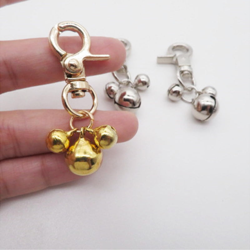 Collar Bell for Dogs and Cats, Guador Pet Bell Collars Genuine Leather Dog Collar for Large Medium Dogs Classic Dog Bell Collar Charm Pet Dog Cat Decoration 8pcs - PawsPlanet Australia