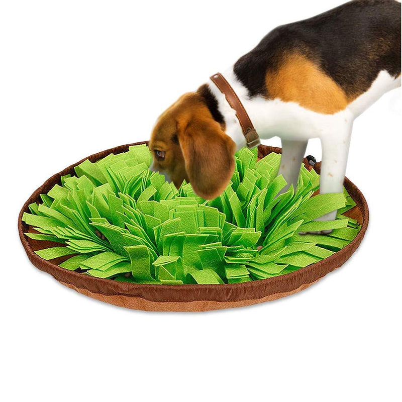 inRobert Snuffle Mat for Dogs, Dog Snuffle Mat for Puppies Feeding Mats for Dogs Interactive Toys Hand Woven Soft Pet Nose Smell Puzzles Bowl Snuffle Blanket Dog Puzzle Toys - PawsPlanet Australia