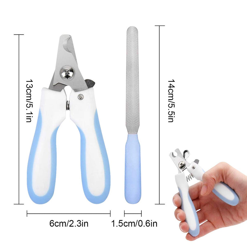 Claw scissors, professional claw care, claw pliers with safe spacer and claw file for large and medium-sized dogs and cats in the pet salon... - PawsPlanet Australia