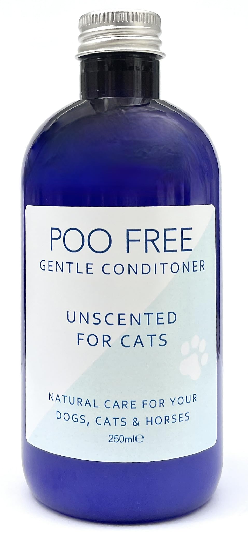 99% Natural CONDITIONER FOR CATS - ODORLESS FOR SENSITIVE CATS - 250ml POO FREE No sulfate, parabens. Concentrated, Soothes, Hydrates, Relieves Itching. pH value for cats Balanced. - PawsPlanet Australia
