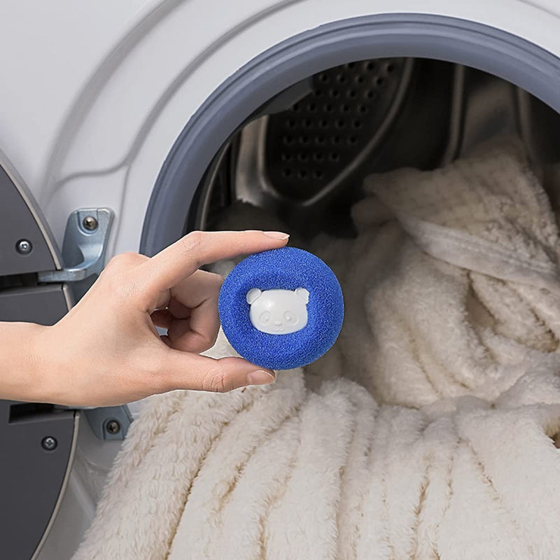 Gfamous Lint Balls for Washing Machine Pack of 6 Pet Hair Remover Washing Machine Hair Catcher for Washing Machine Hair Catcher Washing Machine Ball Reusable Pet Hair Remover - PawsPlanet Australia